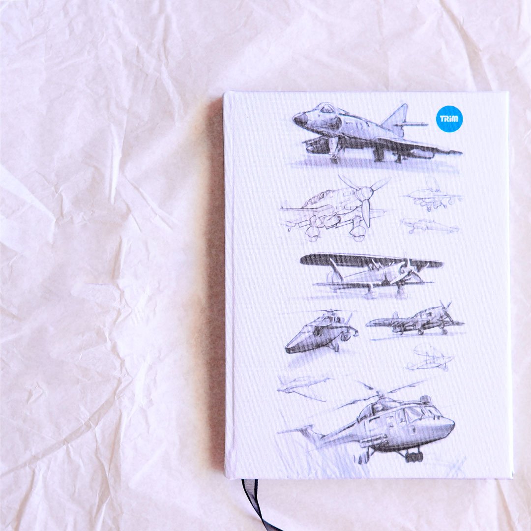 Aviones ilustración a lápiz